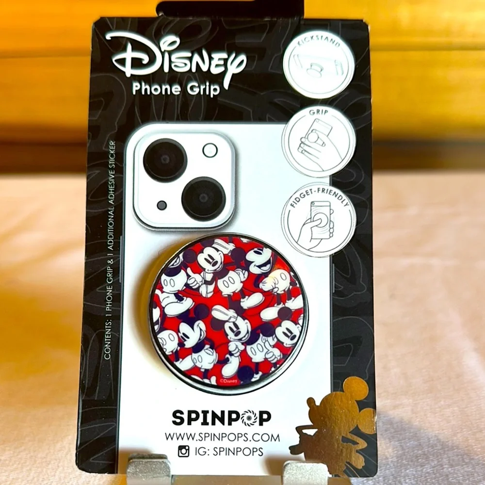 Disney Phone Clip Red and Black  with Iconic Design